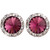 20mm Performance Earrings - Amethyst Clipped