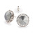 15mm Performance Earrings - Hematite Pierced