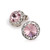 15mm Performance Earrings - Light Amethyst Clipped