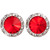 20mm Performance Earrings - Light Siam Clipped