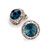 15mm Performance Earrings - Dark Indigo Clipped