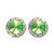 15mm Performance Earrings - Peridot Clipped