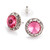 15mm Performance Earrings - Rose Pierced