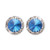 15mm Performance Earrings - Sapphire Pierced