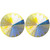 Starlight Crystal Earrings 8.5mm Simple Rivoli - Crystal AB Clipped