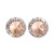 15mm Performance Earrings - Light Peach Clipped