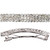 Rhinestone Barrette - 2.75" French Clip Barrette Crystal