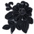 DIY Applique Sequin Embroidered 917 Black
