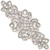 PriceLess Crystal Trim Applique Gel Backed 632 Chrome