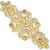 PriceLess Crystal Trim Applique Gel Backed 632 Citrine