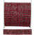 PriceLess Crystal Banding Metal Set 4 Row Siam/Black