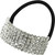 Rhinestone Ponytail Binder Small Cuff - Crystal