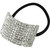Rhinestone Ponytail Binder Large Cuff - Crystal