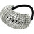 Rhinestone Flexible Ponytail Binder Large - Crystal