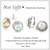 15mm Children's Performance Earrings - Crystal Pierced