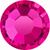 MAXIMA Crystals by Preciosa Flatback Rhinestones Fuchsia 16ss