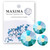 MAXIMA Crystals by Preciosa Mix Pack Flatback Round Blue Zircon Shimmer AB