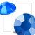 MAXIMA Crystals by Preciosa Flatback Rhinestones Neon Blue 30ss