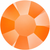 MAXIMA Crystals by Preciosa Flatback Rhinestones Neon Orange 12ss