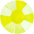 MAXIMA Crystals by Preciosa Flatback Rhinestones Neon Yellow 30ss