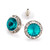 15mm Performance Earrings - Blue Zircon Pierced
