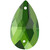 PriceLess Sew On Pear Fern 22x13mm