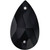 PriceLess Sew On Pear Jet 22x13mm