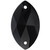 PriceLess Sew On Navette Jet 22x13mm