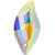 Starcut Crystal Sew On Leaf Crystal AB 20x10mm