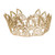 Make Your Own Custom Rhinestone Accessory - Crown Metallic Gold