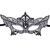 Make Your Own Custom Rhinestone Accessory - Mask Black