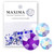 MAXIMA Crystals by Preciosa Mix Pack Flatback Round Neon Violet