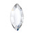 PriceLess Crystal Flatback Shape Navette Crystal 08x4mm