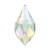 PriceLess Crystal Flatback Shape Flame Crystal AB 08X4mm