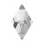 PriceLess Crystal Flatback Shape Rhombus Crystal 10x6mm