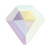PriceLess Crystal Flatback Shape Diamond Crystal AB 05mm