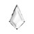 PriceLess Crystal Flatback Shape Kite Crystal 06x4mm