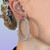 Starlight Crystal Jewelry™ Pave Hoop Earring Crystal AB 40mm Pierced