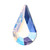 MAXIMA Crystals by Preciosa Flatback Shape Pear Crystal AB 6x3.6mm