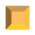 MAXIMA Crystals by Preciosa Flatback Shape Square Aurum 3x3mm