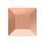 MAXIMA Crystals by Preciosa Flatback Shape Square Capri Gold 3x3mm