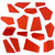PriceLess Trims Shattered Mirror Mix Red