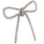 Priceless Trims Crystal Rope works great as lacing and can be tied in a bow. 