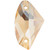 Starcut Crystal Sew On Galactic Golden Shadow 19x12mm