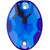 Starcut Crystal Sew On Oval Sapphire 18x13mm
