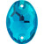 Starcut Crystal Sew On Oval Blue Zircon 18x13mm