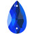 Starcut Crystal Sew On Pear Sapphire 18x10.5mm