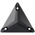 Starcut Crystal Sew On Triangle Jet 16mm
