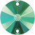 Starcut Crystal Sew On Rivoli Fern Green 14mm