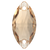 Preciosa Sew On Navette Honey 12x6mm